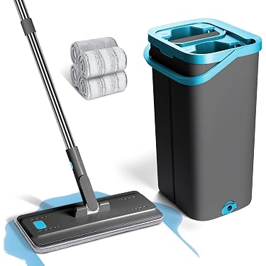 AJW-Balai à poussière pour sols en bois dur Balai serpillère lavable en