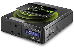 ALLPOWERS Portable Power Station 200W/154Wh/41600mAh Solar Generator AC Power Bank with Wireless Charger, 1x AC Outlets, 3x USB Ports for Outdoors Camping Travel Fishing Emergency Power Supply Backup