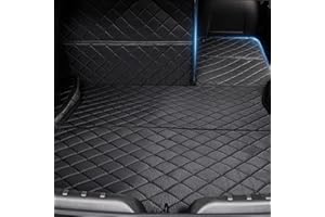 ‎SHOWEV ShowEv für Tesla Model 3 Kofferraummatten Frachtmatten wasserdichte rutschfeste Schutzfrachtmatte Oxford Leichtes Material Duty Geruchsneutral für Model 3 Zubehör 2024 (Highland)