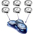 RF RollingFit HQ8 Replacement Heads for Philips Norelco Aquatec Shavers, Razor Blades for PT720 AT880 AT810 Heads, HQ8 Blades, 6-Pack