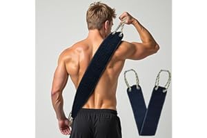 AHLPO Peeling Rückenschrubber für Dusche, Doppelseitig Rückenwaschgurt, Rückenpeeling Waschlappen mit Griffen, Körperpeeling Rücken Waschhilfe, Rückenschrubber Körperbürste für Männer und Frauen