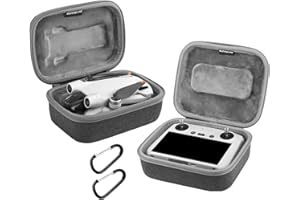 MotuTech Tasche für DJI Mini 3 / Mini 3 Pro Tasche Drohne Fernbedienung hülle Box hardcase Tragbare Transportkoffer Klein Ultralight zubehör (für DJI Mini 3 Pro Drohne + RC Fernbedienung)