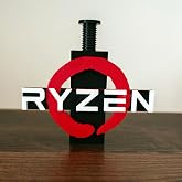 Ryzen Logolu Ayarlanabilir Ekran Kartı Tutucu - GPU Sarkma &Ouml;nleyici Destek Aparatı (60mm - 105mm)