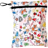Yorni 30x37cm Su Ge&ccedil;irmez Islak Mayo Kıyafet Taşıma Torbası &Ccedil;ok Ama&ccedil;lı &Ccedil;anta Organizer (Family)