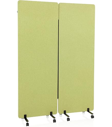 MAUL Tisch Trennwand | 120x50 Cm | Akustikvlies | Sichtschutz Büro