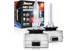 DeveChos D1S Lampade Xenon 35W: 12V 10000K Blu Freddo HID Fari Luce - Kit Conversione Xeno Lampadine- Confezione Da 2