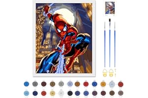 ZORIWN Malen Nach Zahlen für Malen Nach Zahlen Erwachsene und Kinder Anfänger Gemälde DIY Handbemalte Kits Acrylpigment Kunstwerk