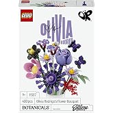 LEGO Botanicals and Editions Bouquet of Flowers by Olivia Rodrigo - 11 Purple Artificial Flowers Inc. Roses and Daisies - Bed