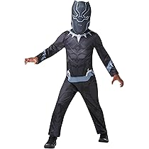MARVEL Guanti Da Bambino Black Panther – Guanti Da Supereroe Per Halloween, Costume Ufficiale, Taglia Standard (4+ Anni)