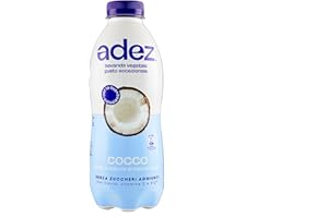 AdeZ Cocco – 1 Bottiglia da 800ml, Bevanda Vegetale al Cocco con Riso, Contiene Naturalmente Zuccheri, con Calcio e Vitamine D e B12