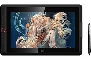 XP-PEN XPPen Artist 15.6 Pro V2 Tavoletta grafica con schermo, 16384 livelli di pressione, display grafico portatile da 15,6 pollici, 8 tasti di scelta rapida, compatibile con Windows Chrome OS