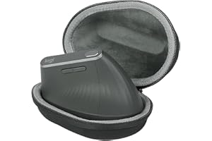 HYGJ TMOM Étui de Rangement pour Souris sans Fil Bluetooth pour Logitech MX Vertical, EVA Hard Case Antichoc et Durable
