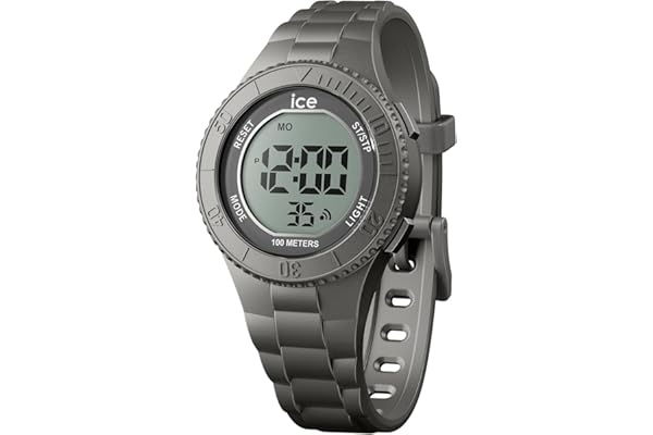 ICE-WATCH - Ice Digit - Montre Digitale pour Enfant avec Bracelet en Plastique (Small)