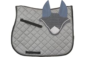 Horses Set Sottosella Salto+Cuffietta Bright, Stile e Comfort per Il Tuo Cavallo da Tosoni Selleria