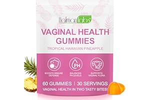 MYSEMGSHUO Premium Feminine Balance Gummies - hawaiianische Ananas, Ph Balance für Frauen, Damen Vaginal Gesundheitsergänzung für die Vaginalgesundheit, Immununterstützung - veganer und glutenfreier (60count)