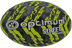 OPTIMUM Street Rugby Ball - Ausgeglichen und reaktionsfreudig für präzise Handhabung und Kick von Spitzenleistungs - Perfekt für Training und Spiel