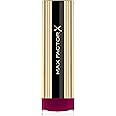 Max Factor Rossetto Stick Colour Elixir, Formula Idratante e Volumizzante a Lunga Durata, 135 Pure Plum, 4 g