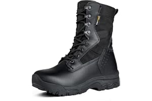FREE SOLDIER Botas tácticas de las mujeres 8 pulgadas Botas ligeras del combate Botas militares durables del trabajo al aire libre Botas del desierto para las mujeres