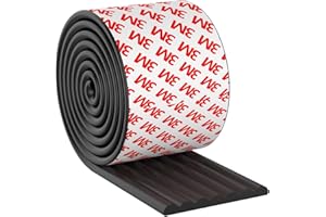 YICHYAYA Kantenschutz, 2M Weichem extra Breit Schaumstoff Kantenschutz für Möbel Kantenschutz Baby Sicherheit Kindersicherheit Kinderschutz Stoßschutz für scharfe Kanten Tisch Möbel, schwarz