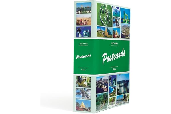 Leuchtturm 347770 Album à Collectionner - Album de Cartes Postales pour 200 Cartes Postales - 50 Pochettes rigides