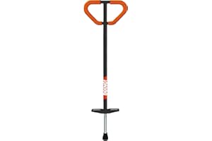 Geospace Jumparoo Boing! 'MAX' Large Pogo Stick for Riders 90-160 lbs (Black)