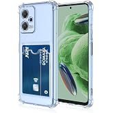 KZY İLETİŞİM Xiaomi Redmi Note 12 Pro 5G Kamera Korumalı Kartlıklı Darbe Emici &Ouml;zellikli Şeffaf Silikon Kılıf