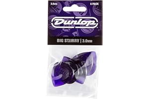 JIM DUNLOP Dunlop Guitar Pick Stubby 6-Pack 3,00 dark purple - Zestaw kostek