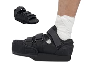 GHORTHOUD Forefoot Off-Loading Post Op Shoe Closed Toe Medical Walking Boot for Broken Toe Orthopedic Foot Brace for Post Bunion Hammertoe Surgery Brace (M)