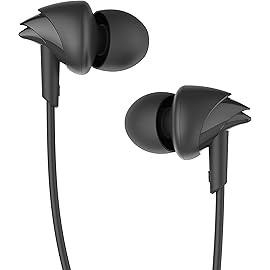 boAt Bassheads 100 in Ear Wired Earphones with Mic(Black)