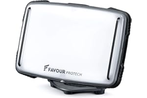 Favour Foco LED Recargable - Lámpara Magnética 1600 Lúmenes - IP67 Resiste Agua y Polvo - Luz de Trabajo - Foco Portatil Recargable USB - Proyector Fijación Fuerte, a Prueba de Golpes