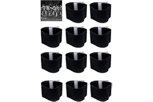 Wrzbest Black Mourning Band Soccer Football Mourning Armband,Elastic Adjustable Funeral Armband