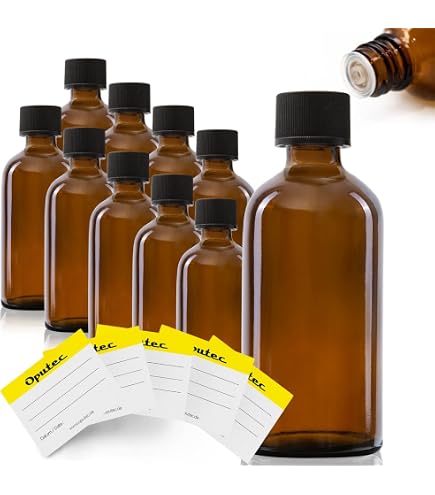 72 Braunglas-Tropfflaschen Mit Pipette – 5 Ml Für ätherische Öle, Parfüm & Flüssigkeiten – Inkl. Deckel & Spender