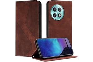 Fatcatparadise Flip Funda de Cuero para Oneplus Ace 2 Pro Premium Flip a Prueba de choques Funda de Cuero, Flip Libro de pie Funda de Cuero para Oneplus Ace 2 Pro (Marrón)