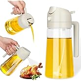 YunHan Dual Function Oil Sprayer For Food Oil, Oil Spray And Pour, Oil Spray Bottle, Glass Spray Oil For Oil