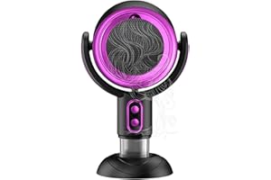 BEWINNER Przenośny Okap Kuchenny, Okap Biurowy, Mini Okap Domowy, Bezprzewodowy Stacjonarny Okap Kuchenny z odpinaną siatką filtrującą do Grillowania w Pomieszczeniach, Hot Pot Camping