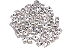 BESTOMZ T-Mutter M5 Gewinde Slim 100Pcs (M5x10x6)