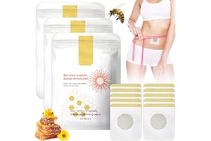 YIZEMAY 30 cerotti dimagranti al veleno d'api, cerotti linfatici al veleno d'api, adesivi modellanti per il corpo, cerotti per drenaggio linfatico e dimagrante al veleno d'api