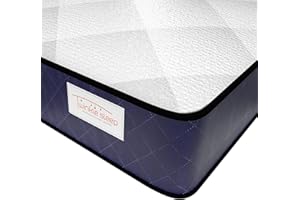 Twinklesleep Kids' Memory Foam Mattress - 3ft Single | Blue | Gentle 20cm Thick Support for Deep Sleep | Orthopaedic Design for Body Alignment & Comfort | Breathable, Hypoallergenic & UK Made