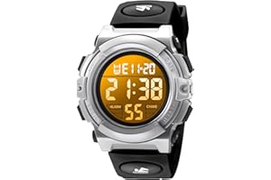BEN NEVIS Reloj Digital para Niños para Deportes al Aire Libre Multifunción Resistente al Agua Reloj Digital con Alarma LED y Fecha de Calendario para Niños de 6 a 15 Años
