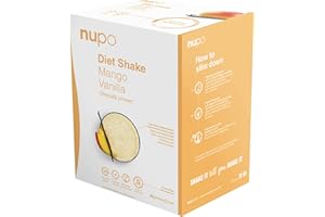 ‎NUPO NUPO® Diet shakes for weight loss, gluten-free, mango vanilla, 12 servings, slimming shake for women and men, slimming powder, drinking meal replacement shake, slim shake