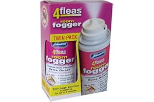 JOHNSONS VETERINARY PRODUCTS 4fleas Room Fogger With Igr Twinpack 100ml (Pack of 3)