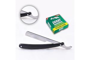 Rakkniv + 100 Derby klingen rakning set våt