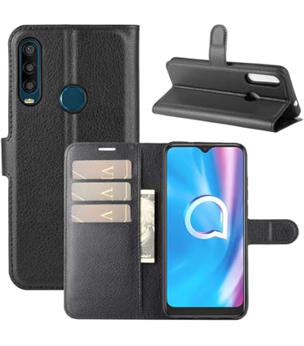 Carrello Porta SIM Per Alcatel 1SE 2020 - Supporto Per Scheda SIM E MicroSD, Colore Nero/Grigio - Foto 8