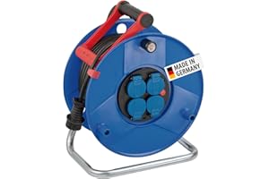 Brennenstuhl Garant IP44 przedłużacz bębnow (50m, specjalne tworzywo sztuczne, krótkotrwałe zastosowanie na zewnątrz, Made in Germany)