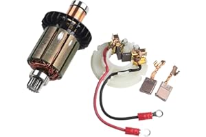 URPIZY Kit de brosses de charbon pour Makita DHP458 BHP458 DDF458 BDF458, CB440 Porte-brosse à charbon 13 x 10 x 3 mm 4 pièces de qualité supérieure pour outils électriques, kit de réparation de porte-brosse