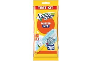 ‎SWIFFER Swiffer Staubmagnet Starter-Set (1 Griff + 1 Tuch) Fängt Und Schließt 3-mal Mehr Staub Und Haare Ein Als Herkömmliche Staubwedel