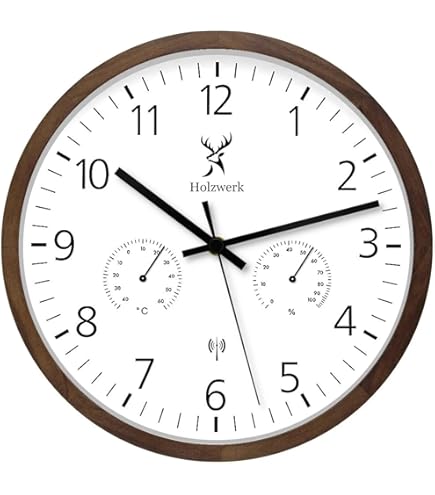 Seiko ronde zilverkleurige/witte wandklok met quartz-uurwerk QXL0