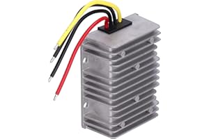 Eujgoov DC 72V zu 12V Wandler Stromwandler Abwärtsspannungsreduzierer Regler 25A 300W