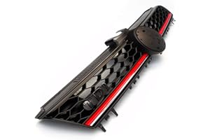 UNDERGROUND PARTS GLF mk7 TDI Honeycomb Mesh GTI Style Black & Red Front Grille