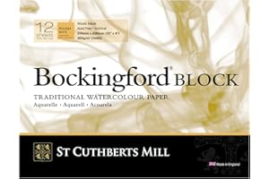 Bockingford Watercolour Block 140lb/300gms 9x12"/228x305mm Rough